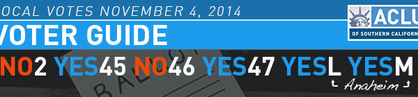 ACLU SoCal Voter Guide