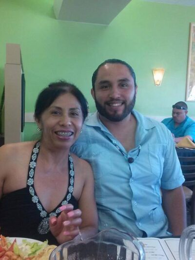 Alexis and his mother