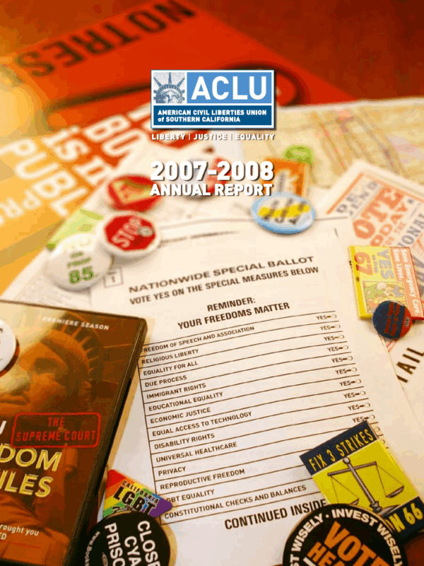 Annual Report 2007 – 2008