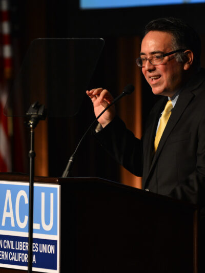 Hector Villagra at the 2016 Bill of RIghts Dinner