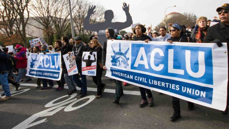 ACLU protest
