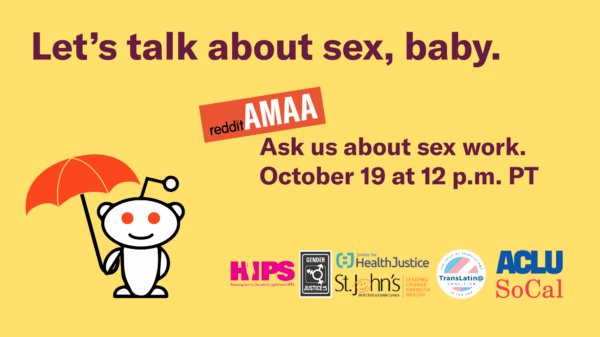 reddit AMA: Let's talk about sex work