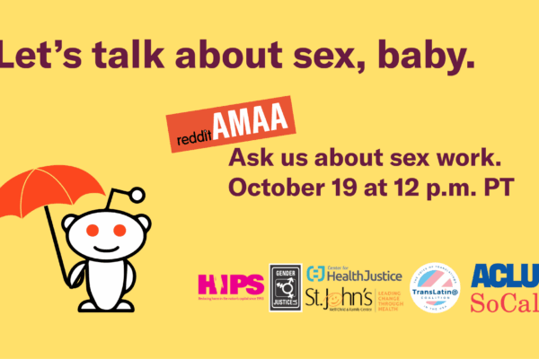 reddit AMA: Let's talk about sex work