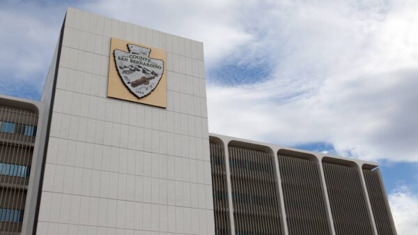 The exterior of San Bernardino County's district attorney's offices.