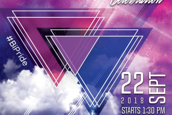 1st annual Bi Pride Celebration in West Hollywood, CA