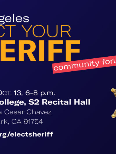 Los Angeles Elect Your Sheriff Community Forum