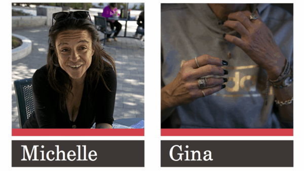 Photos of Michael, Michelle, Gina, and Igmar