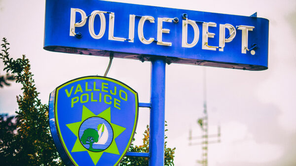 Vallejo police sign