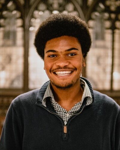 Tyler Okeke, former LAUSD student and 2018-19 LAUSD student member of the board, where he represented the policy interests of the district's more than 600,000 students.