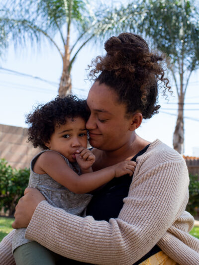 Kaiaunna with daughter