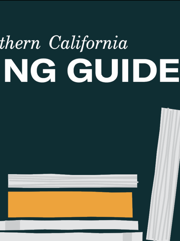 ACLU of Southern California Reading Guide, stack of multicolored books