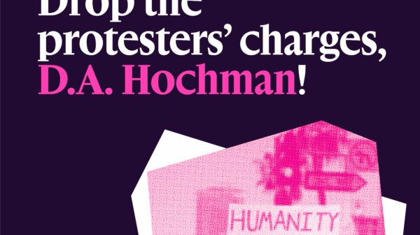 L.A. D.A., drop protesters' charges!