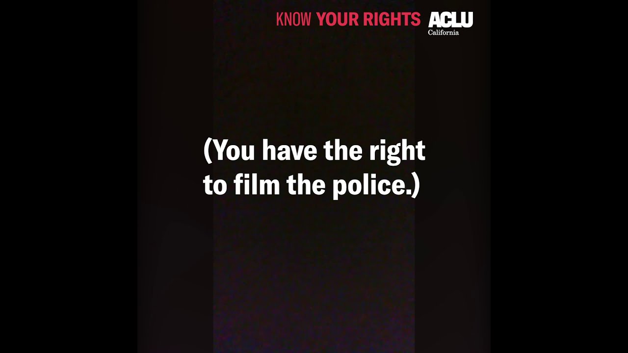 Know Your Rights - Traffic Stops