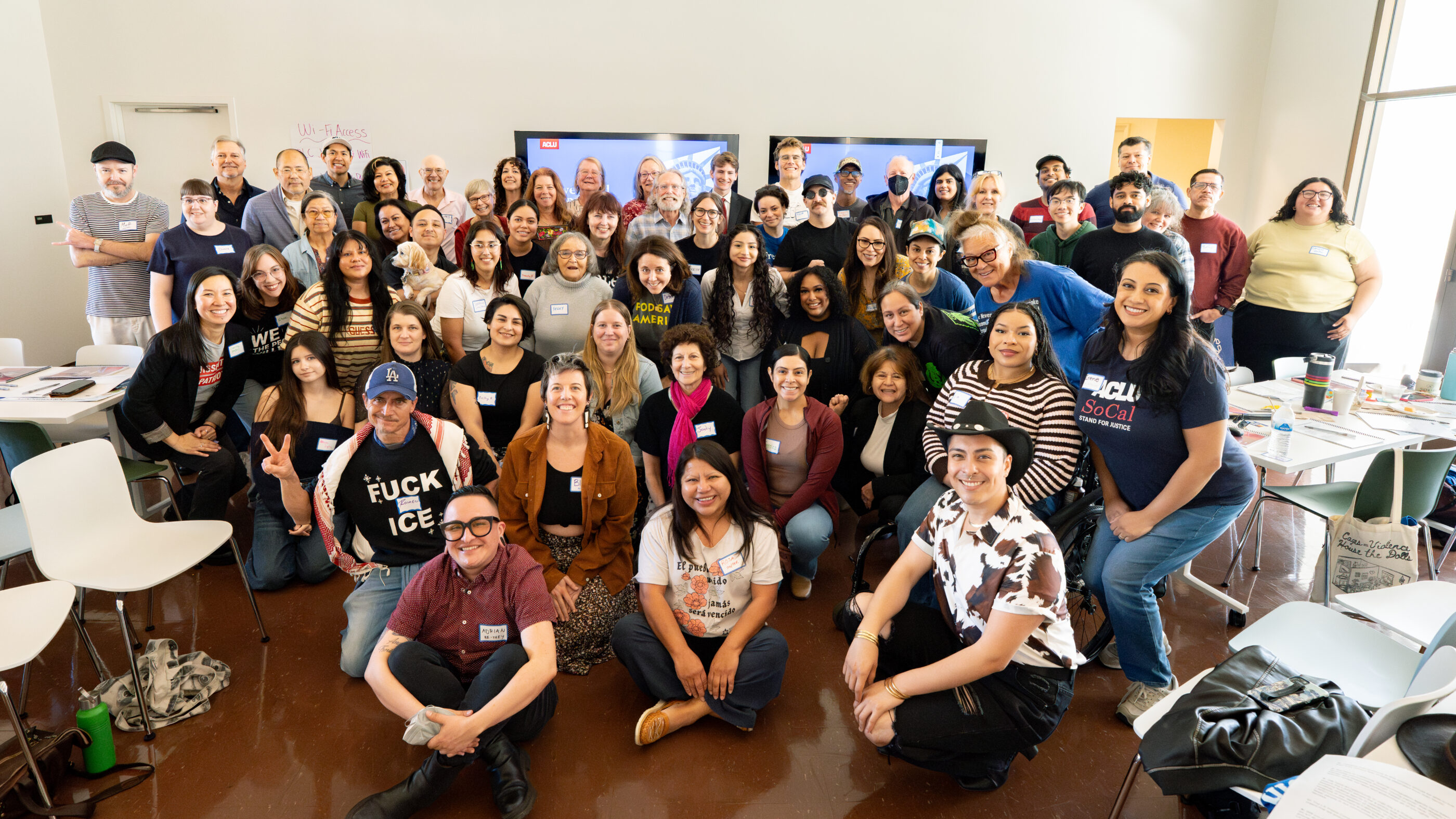 ACLU SoCal volunteers and staff