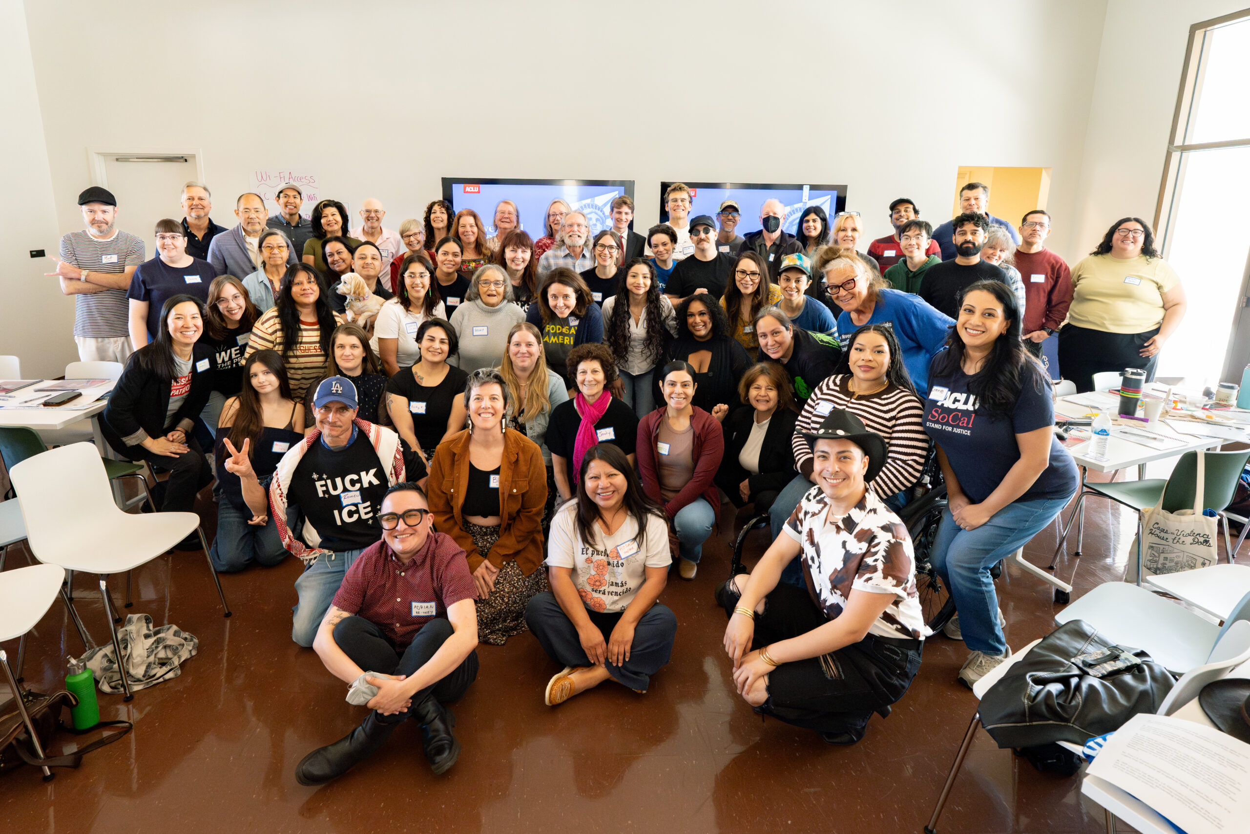 ACLU SoCal volunteers and staff