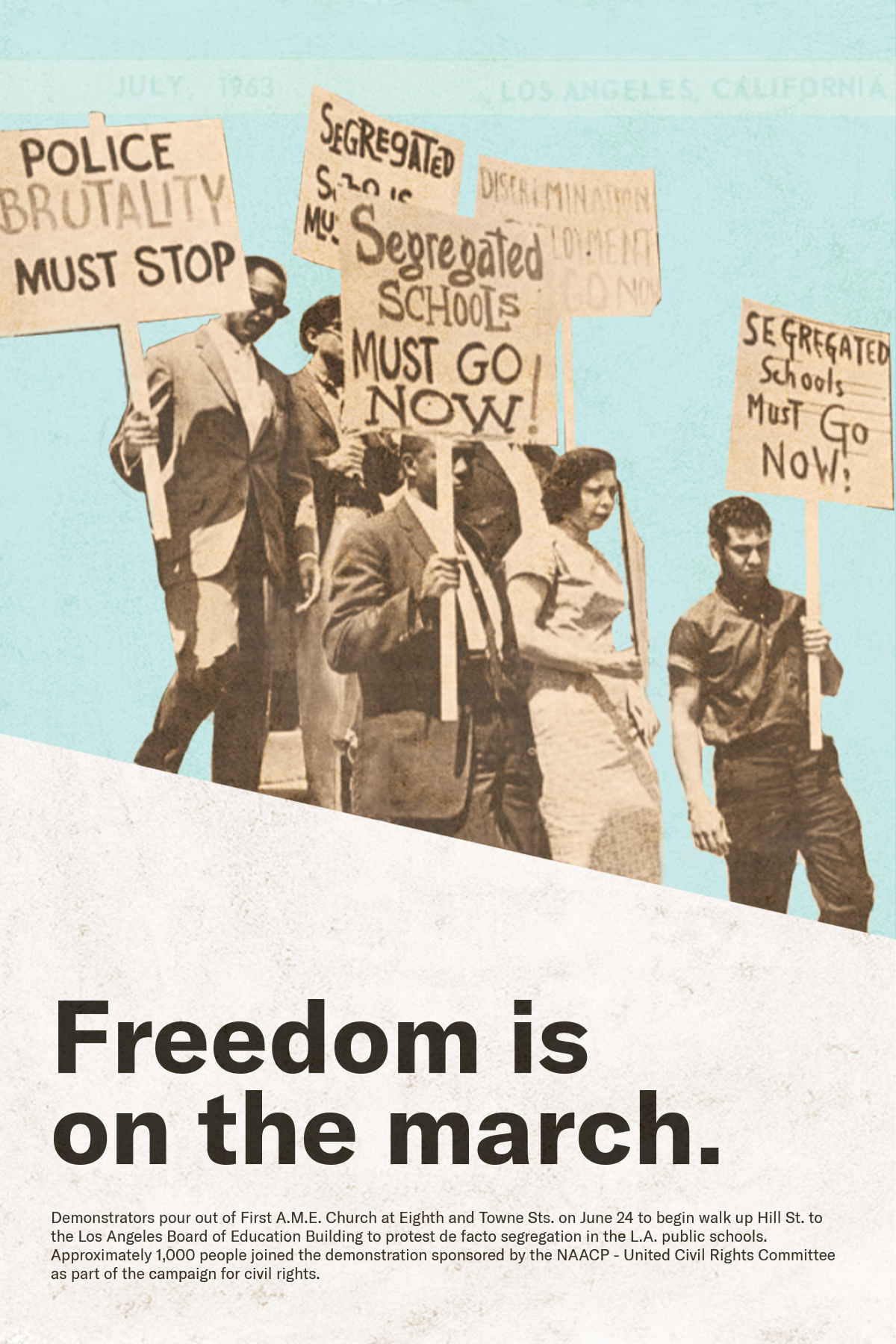 freedom is on the march