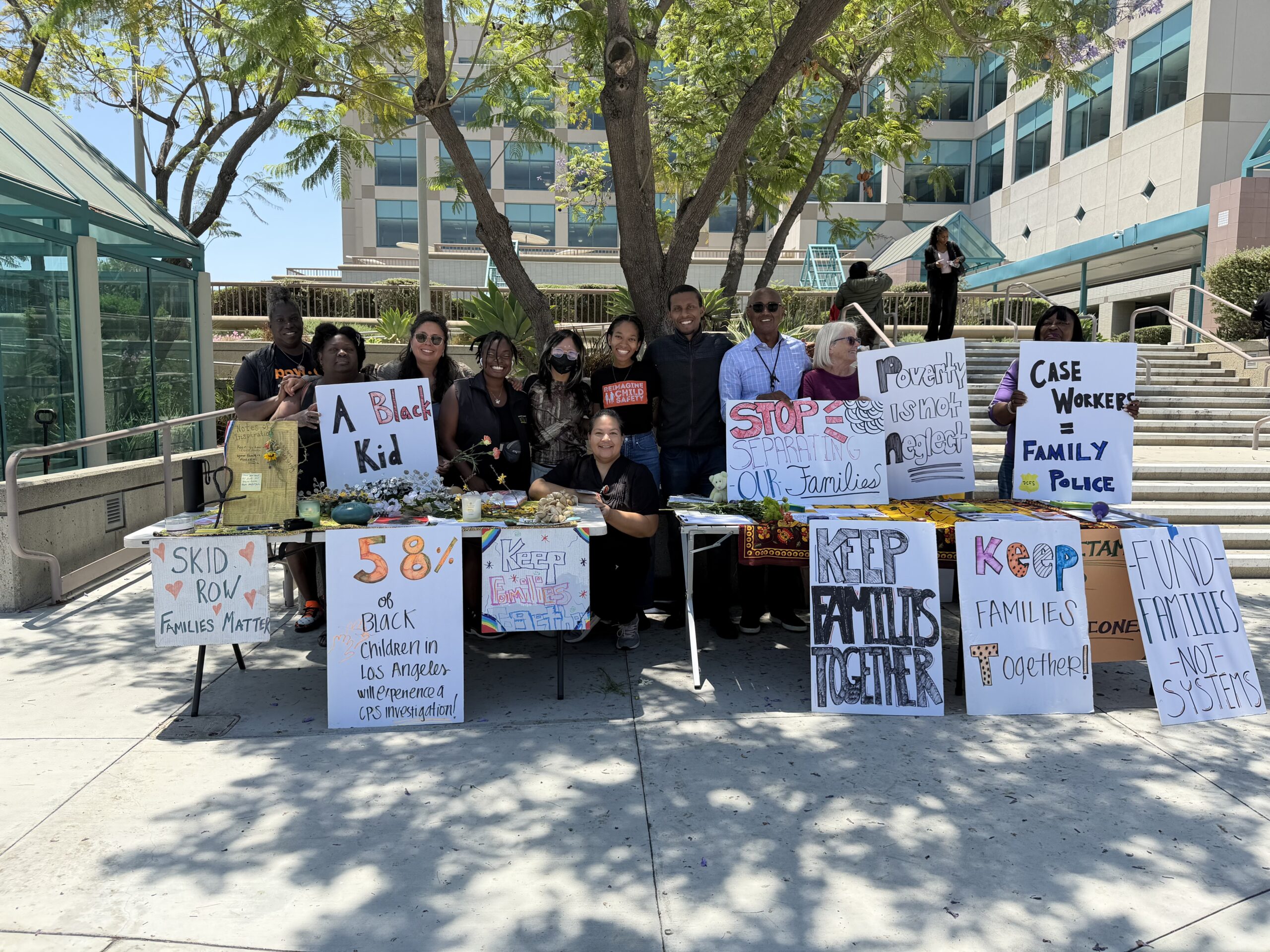 Photo of stolen children's month vigil