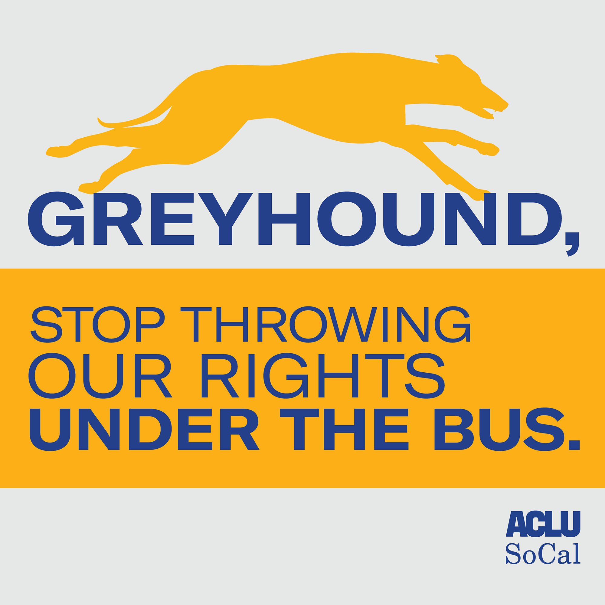 Greyhound, stop throwing our rights under the bus