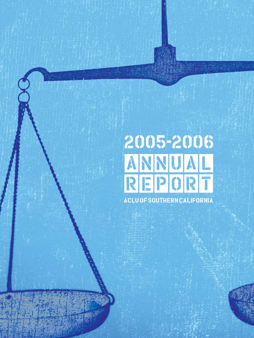 Annual Report 2005 – 2006