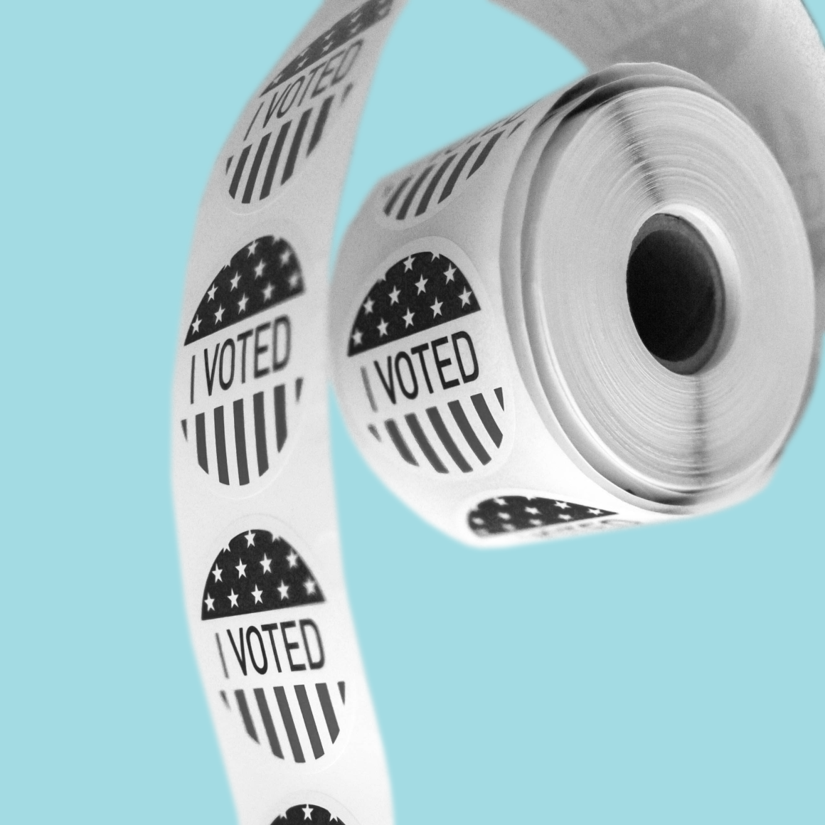 Roll of "I voted" stickers