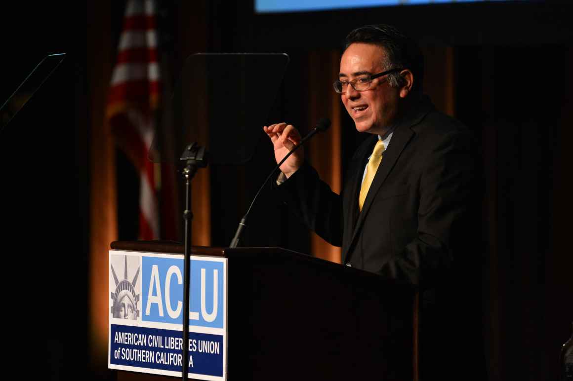 Hector Villagra at the 2016 Bill of RIghts Dinner