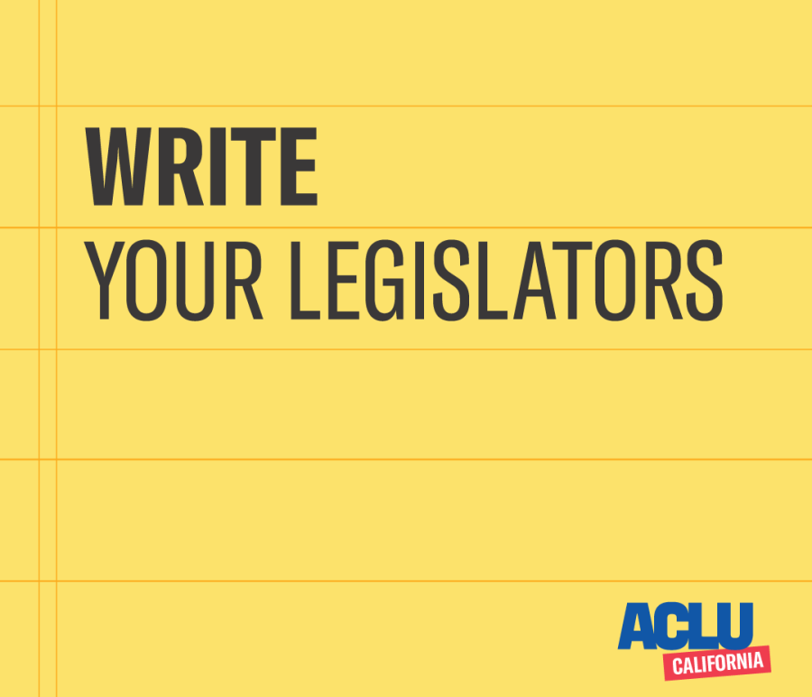 Write your legislators