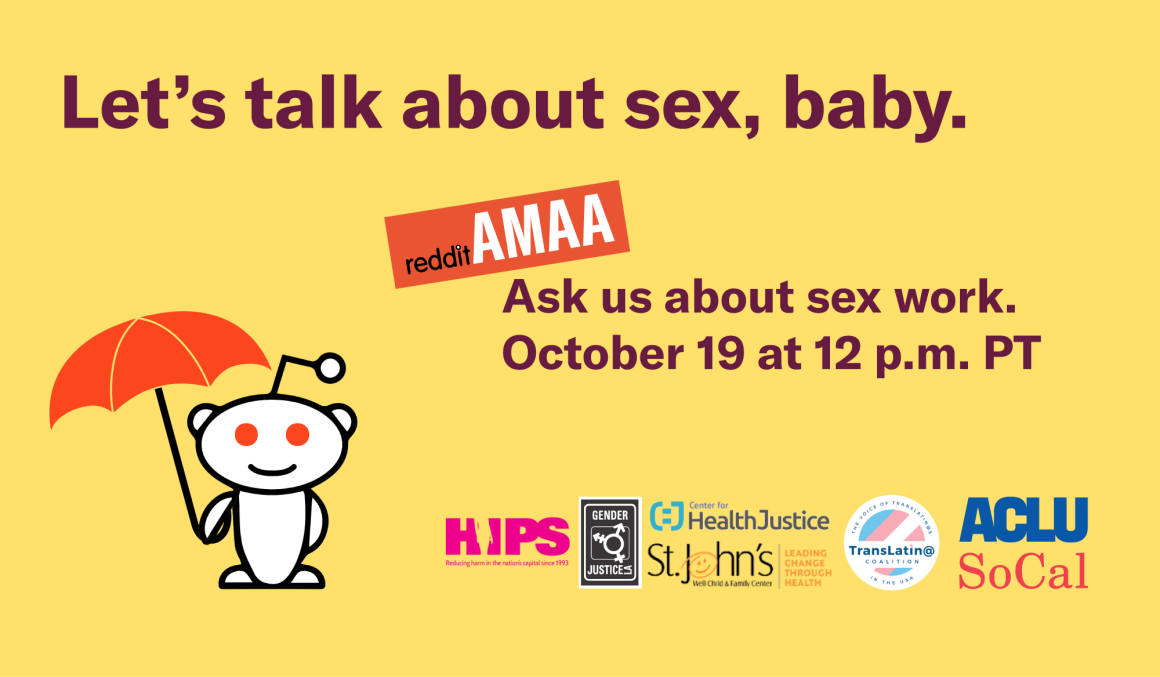 reddit AMA: Let's talk about sex work