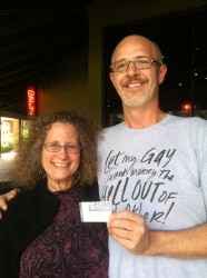 Hedy Weinberg, executive director at the ACLU of Tennessee, with James Gilliam, deputy executive director at the ACLU of Southern California