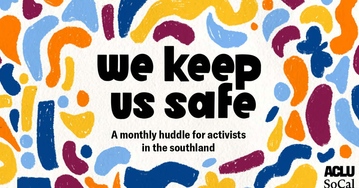 We Keep Us Safe Banner