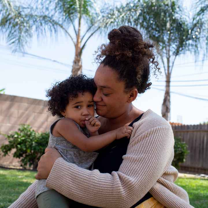 Kaiaunna with daughter