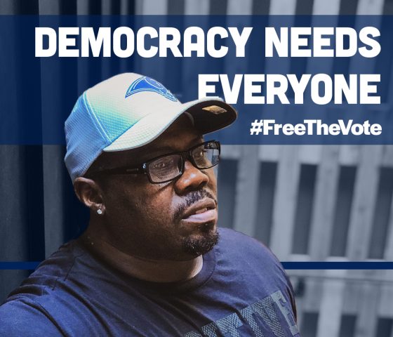Democracy Needs Everyone #FreeTheVote. Portrait photo of Richard Purry.